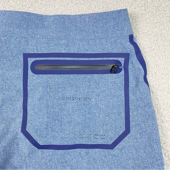 Outerknown Apex Trunks Men's Size 32 Blue Stretch Board Shorts Kelly Slater EUC - Picture 5 of 10